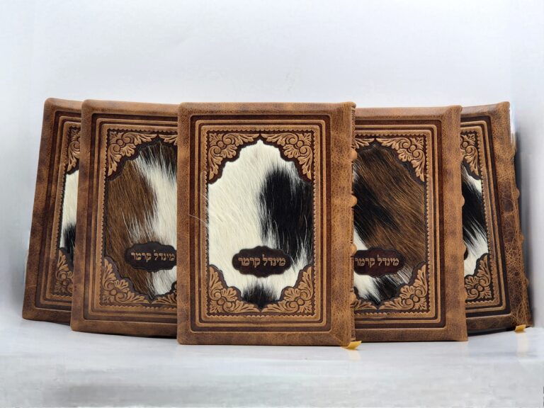 Leather binding model מסגרת תמונה משולב פרווה
