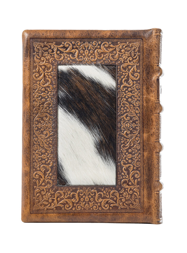 Leather binding model 80 משולב פרווה