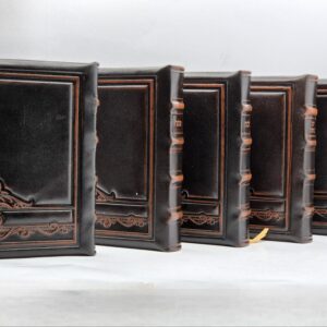 Leather binding model מלכות